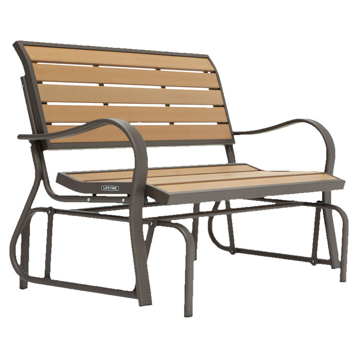 Lifetime Plastic Glider Bench & Reviews Wayfair.co.uk